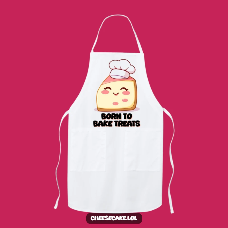 Funny Cheesecake Chef Apron: Bake Up Some Laughs in the Kitchen!