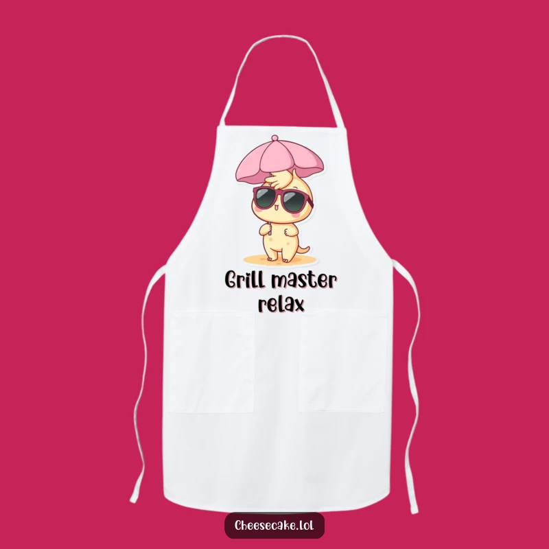Funny Cheesecake Beach Apron: Cook Up Summer Fun