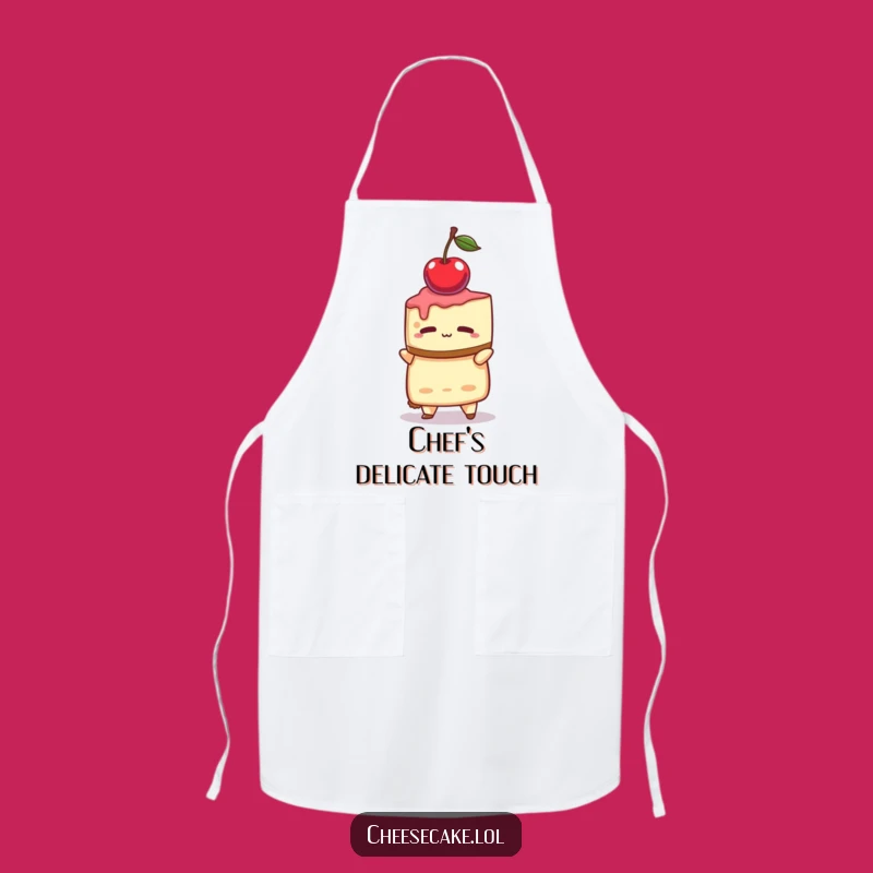 Funny Cheesecake Cherry Apron - Joyful Baker's Kitchenwear