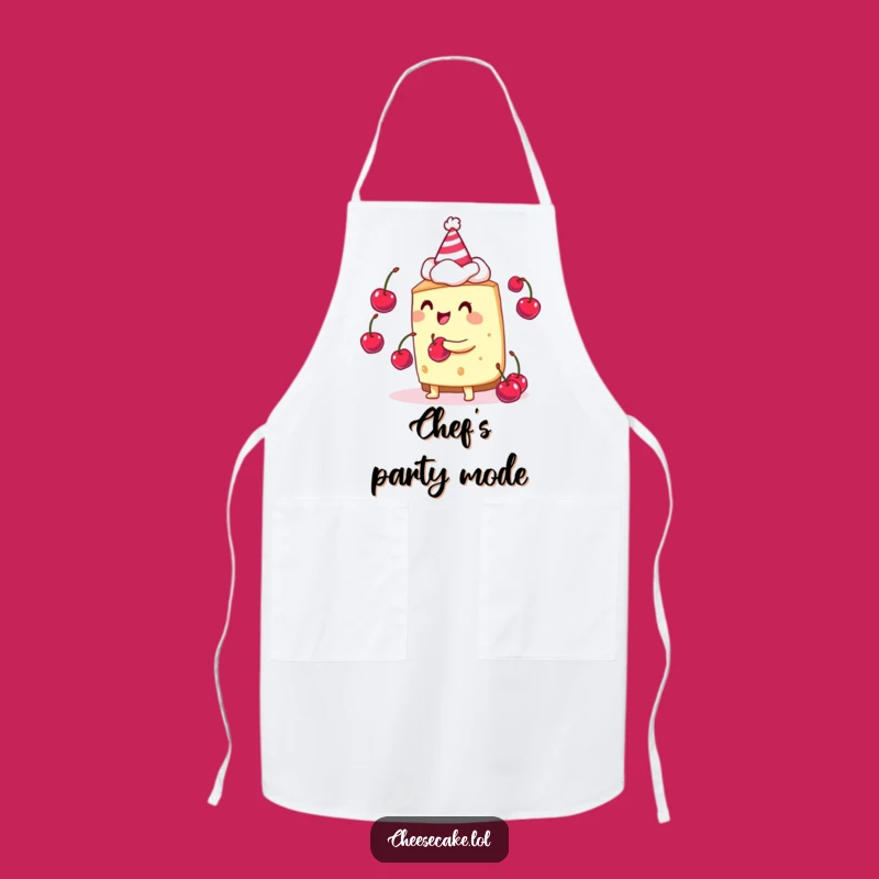Funny Cheesecake Juggler Apron - Cook Up Fun at Your Next Party
