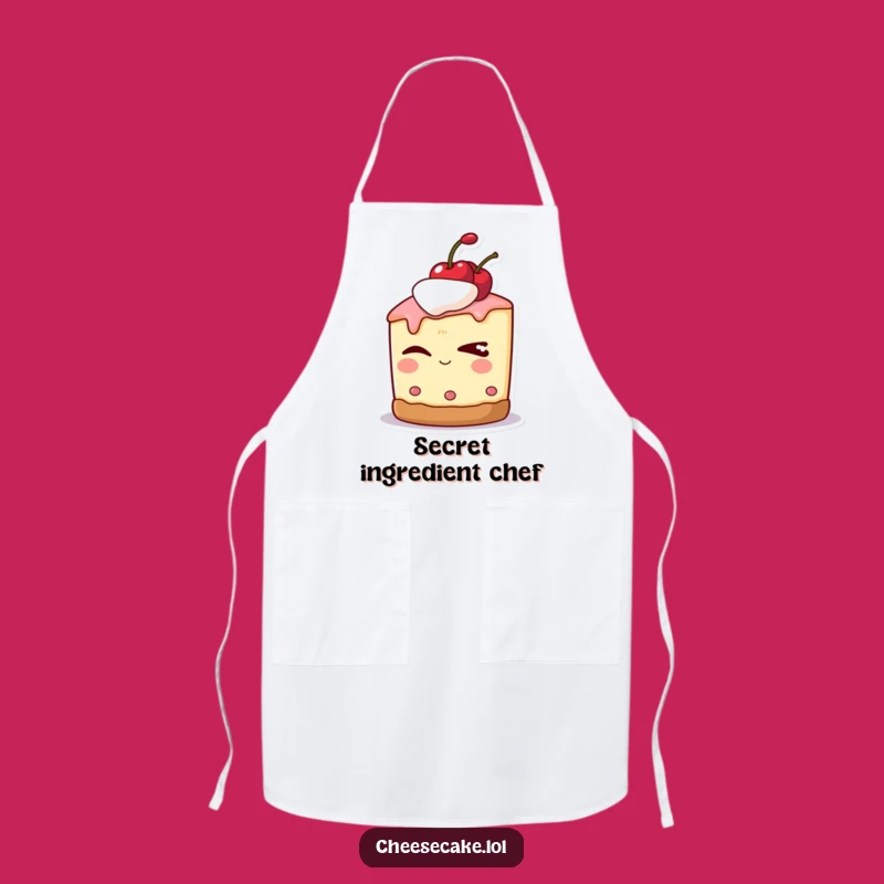 Funny Sly Cheesecake Apron: Cook with Playful Mischief