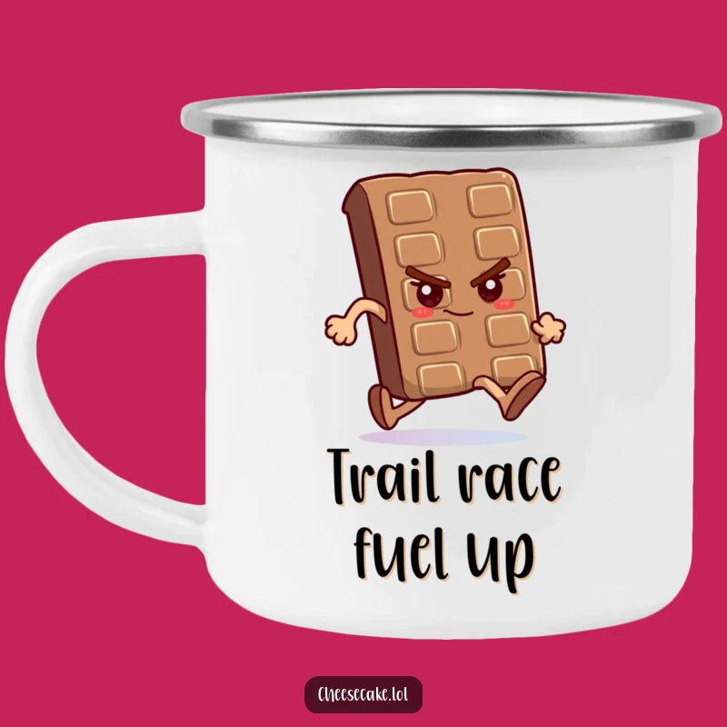 Funny Chocolate Race Camping Mug: Durable Motivation, Great Funny Gift