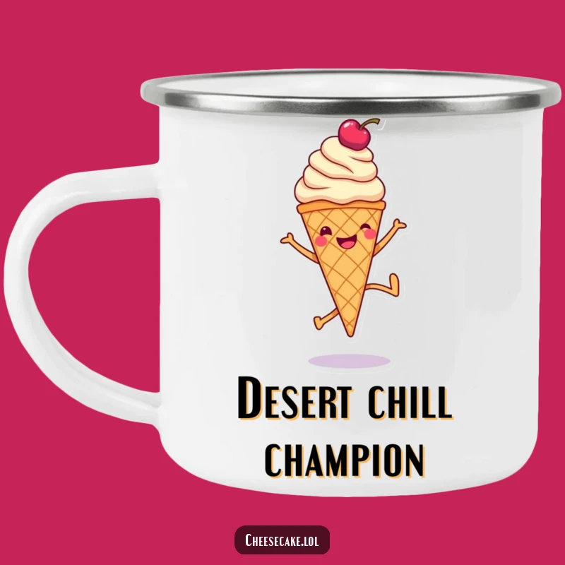 Funny Ice Cream Cartwheel Camping Mug: Durable Sweetness, Great Funny Gift