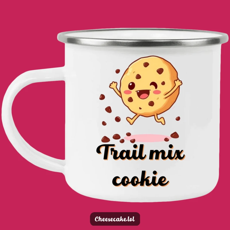 Funny Jumping Cookie Camping Mug: Your Go-To Funny Gift for Sweet Adventures!