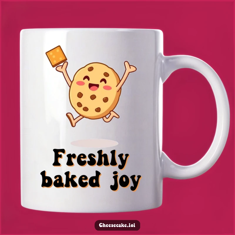 Funny Baked Cookie Leap Mug - Celebrate Triumphs with Hilarious Baking Joy