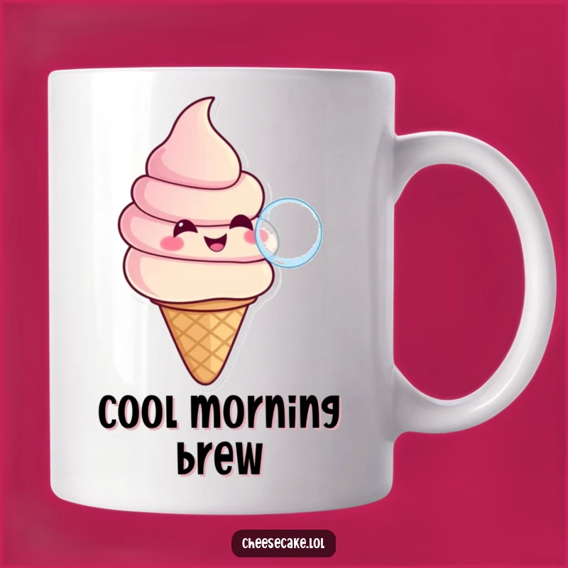 Funny Ice Cream Bubble Mug: Sweeten Your Day with This Funny Refreshing Gift!