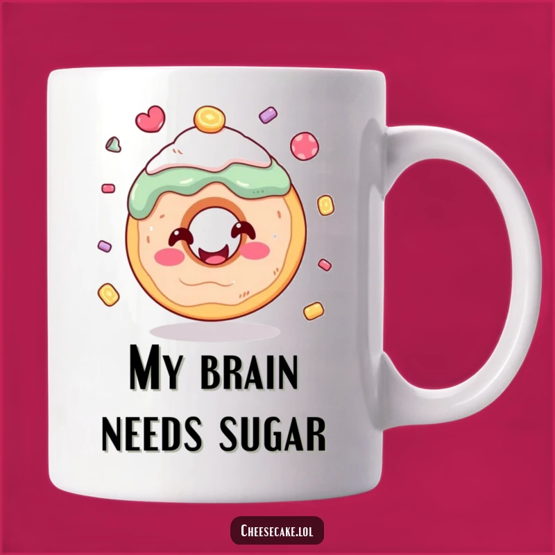 Funny Donut Juggling Candy Mug - Perfect Sweet Treat Gift for Dessert Lovers