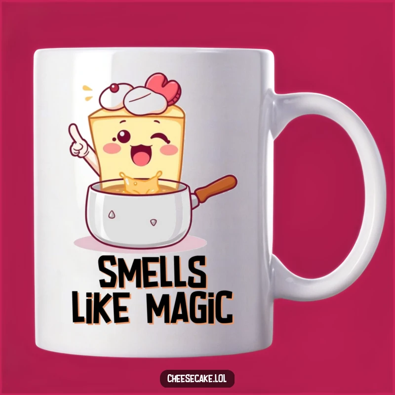 Funny Cheesecake Pot Pointer Mug, A Hilarious Culinary Adventure Gift