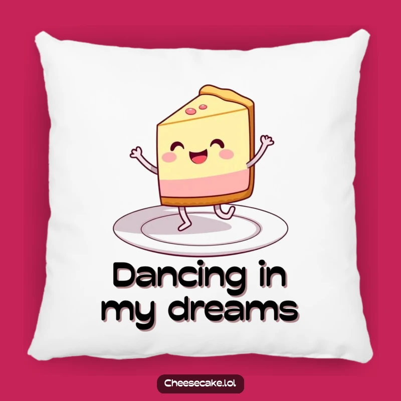 Funny Dancing Cheesecake Pillow: Cozy Up with a Slice of Pure Delight