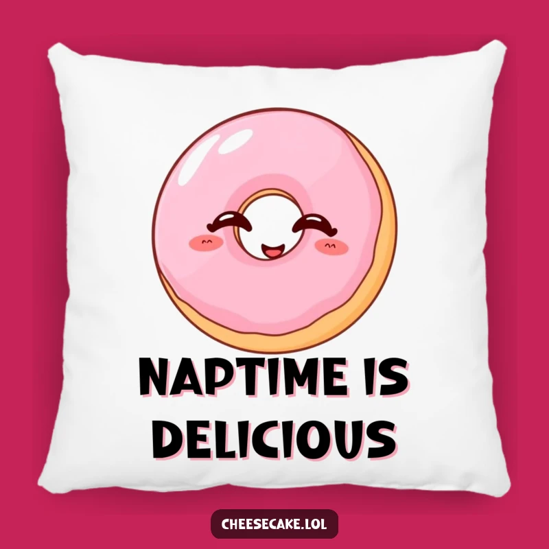 Funny Giggling Donut Pillow - Cozy Sweetness and Comfort