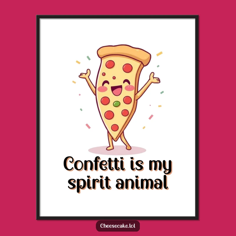 Funny Pizza Handstand Digital Print: Instant Joyful Decor for Pizza Lovers