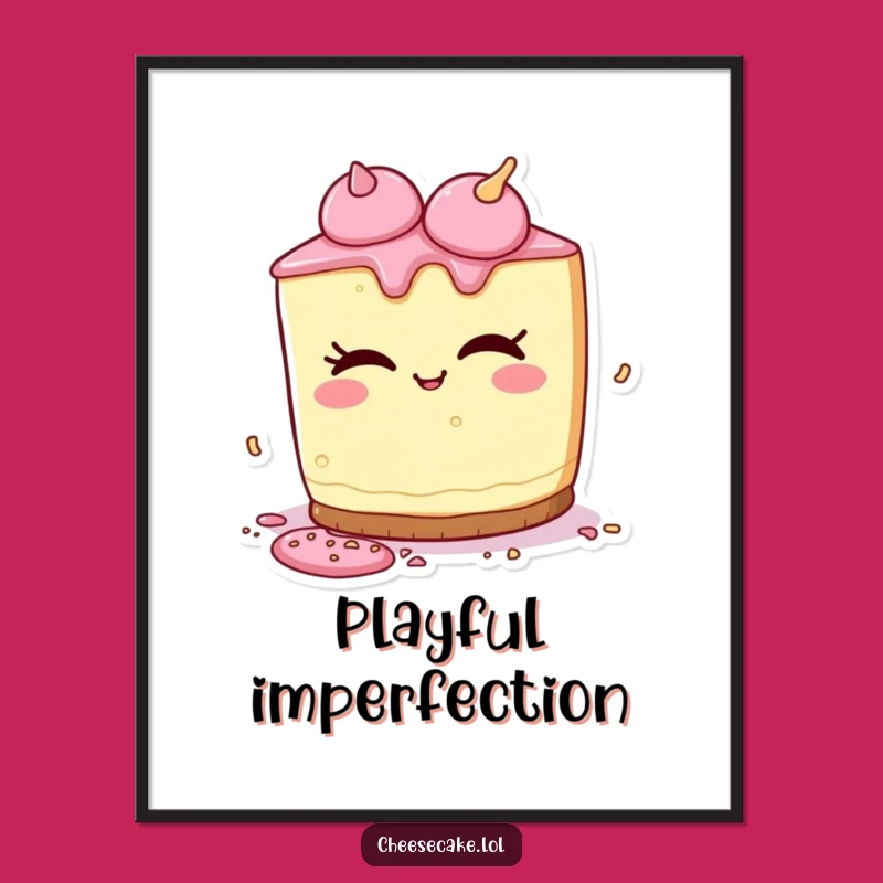 Funny Cheesecake Sprinkles Digital Art - Playful Dessert Decor