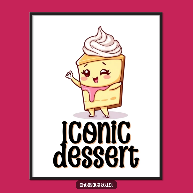 Funny Diva Cheesecake Digital Art: Sassy Dessert Art for Instant Glamour