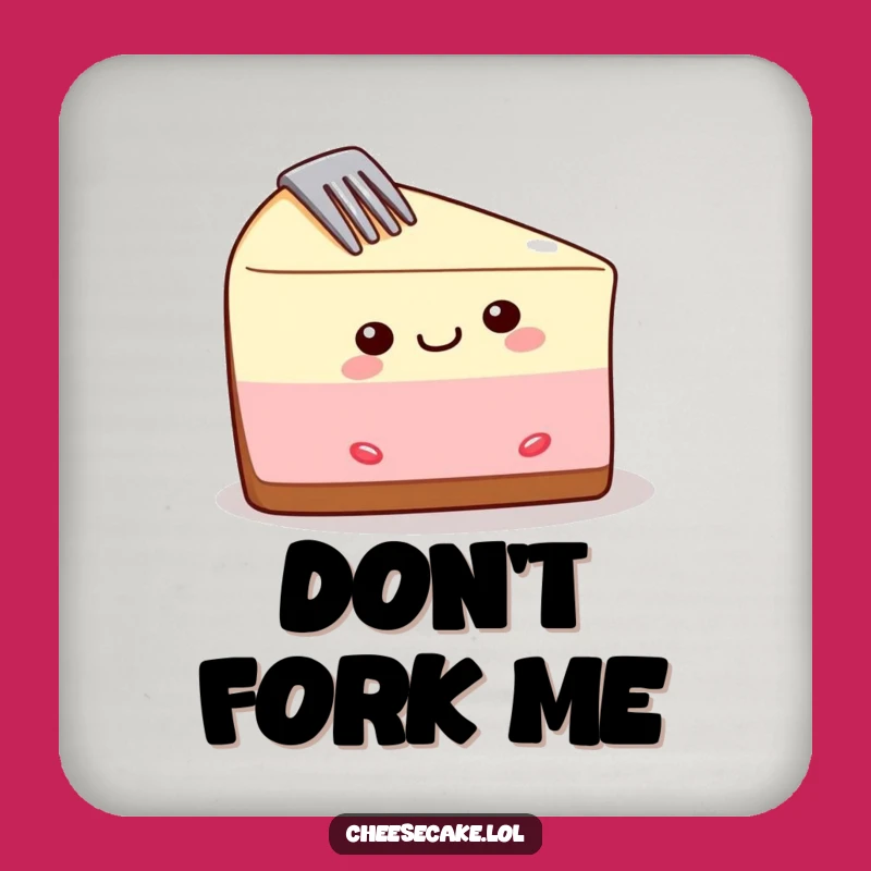 Funny Cheesecake Coaster Set: Protect Surfaces with Dessert Humor