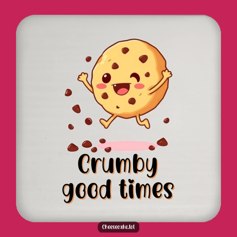 Funny Jumping Cookie Coaster: Protect Surfaces with This Sweet Funny Gift!