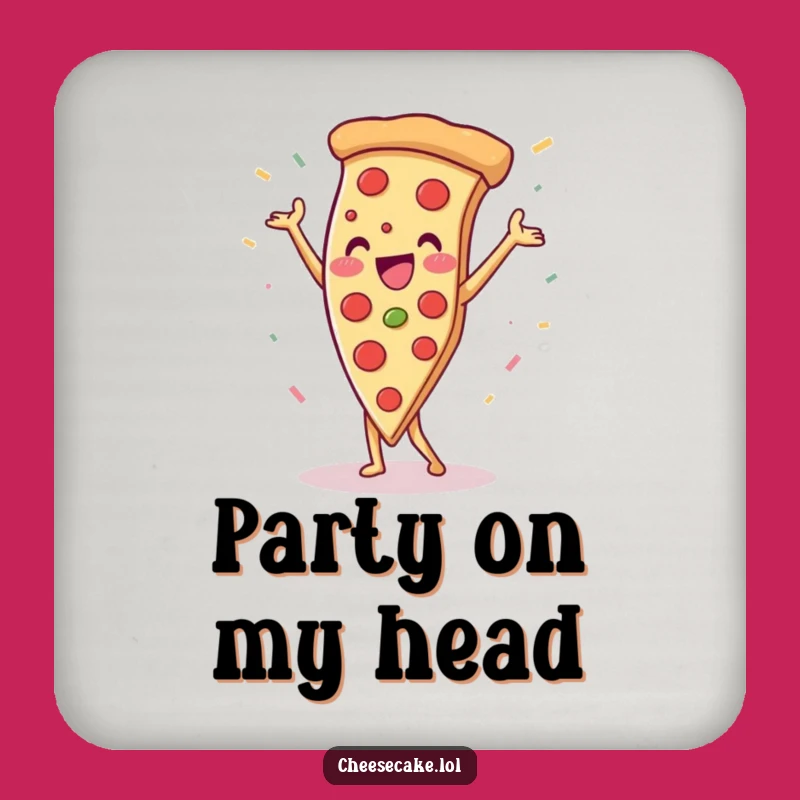 Funny Pizza Handstand Coasters: Protect Surfaces with a Slice of Humor