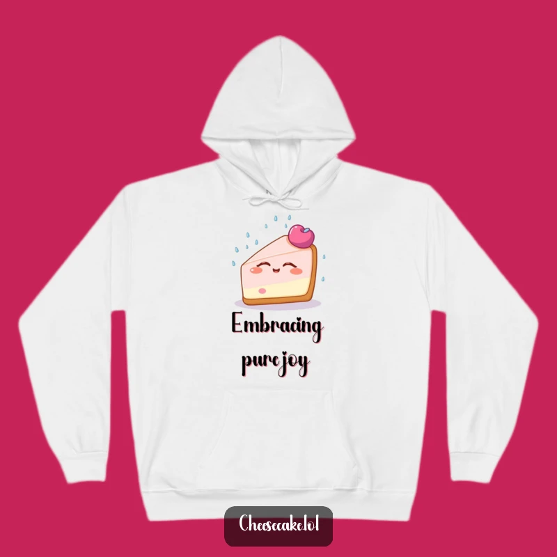 Cozy Funny Cheesecake Bliss Hoodie: Relax With Sprinkles, The Ultimate Comfort Funny Gift