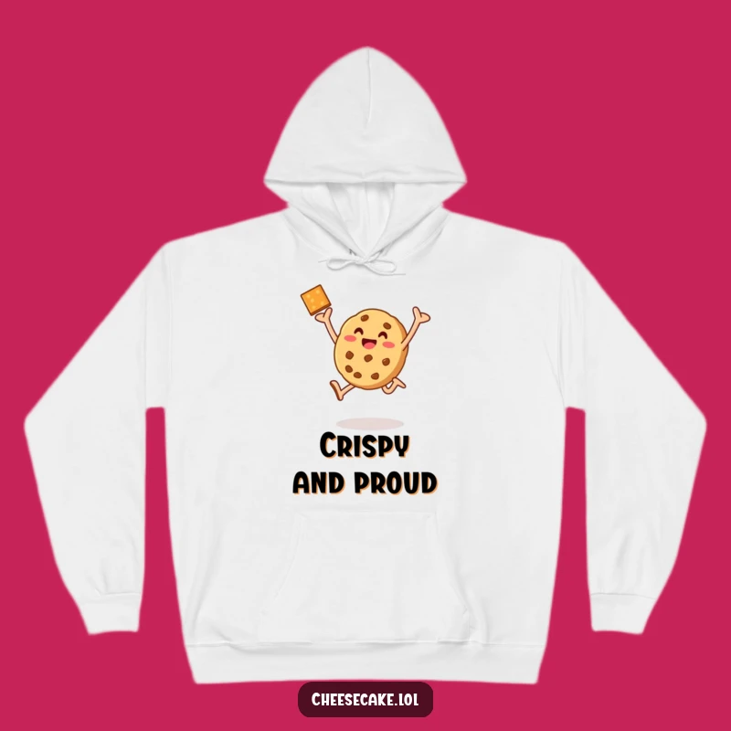 Funny Baked Cookie Leap Hoodie - Cozy Comfort for Triumphant Baking Moments