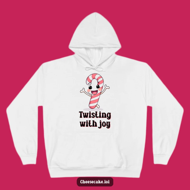 Funny Candy Cane Dance Hoodie: Cozy Holiday Spirit, Warm Funny Gift