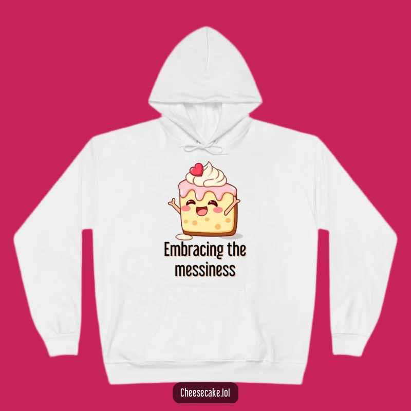 Funny Silly Pose Cheesecake Hoodie: Cozy Up with Delightful Humor