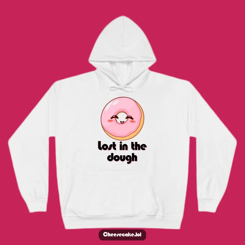Funny Giggling Donut Hoodie - Cozy Dessert Lover Apparel