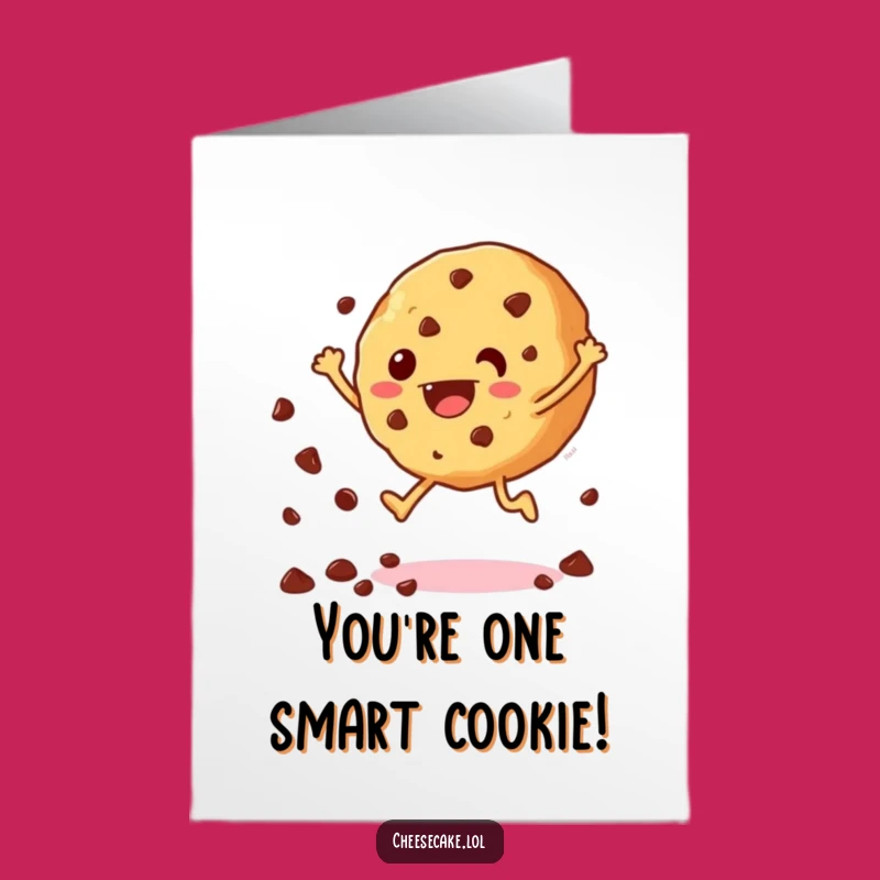 Free Printable Birthday Card: Jumping Cookie, Fun Chips, Hilarious Downloadable Gift