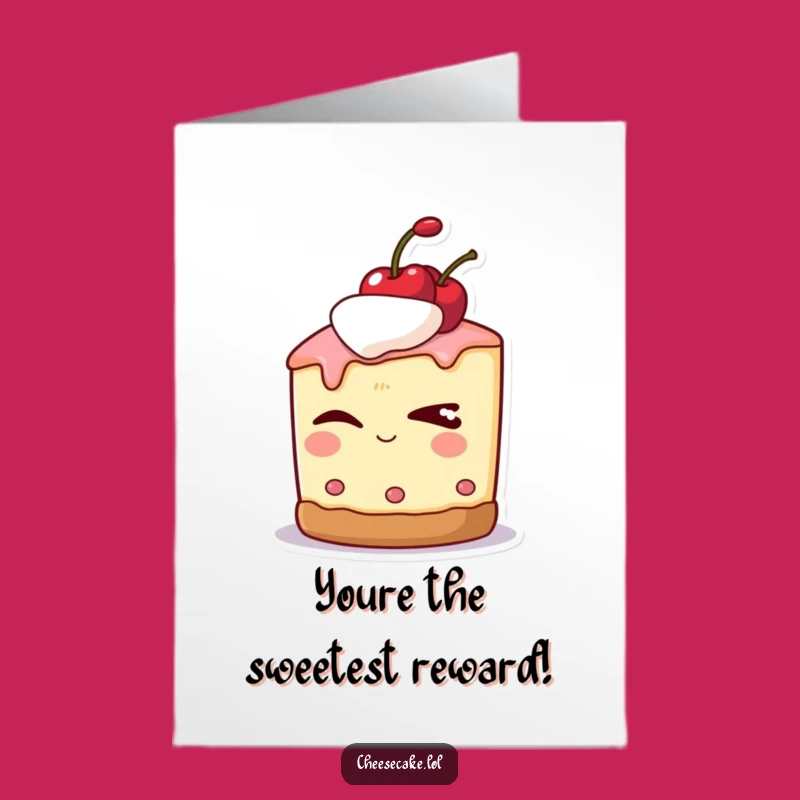 Free Printable Thank You Card: Cheeky Cherry Cheesecake for a Sly, Downloadable Gratitude
