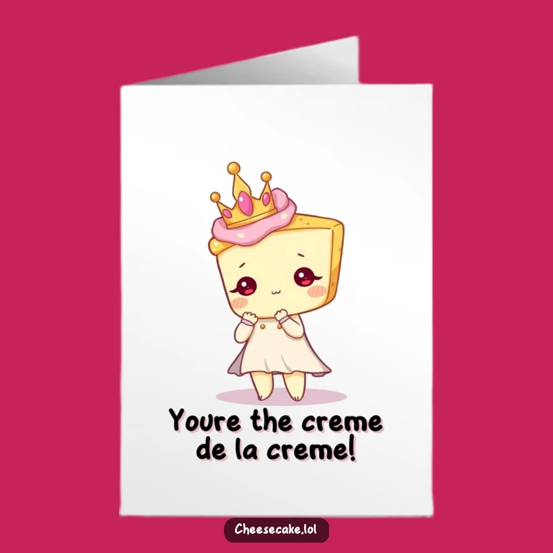 Free Printable Thank You Card: Regal Cheesecake for a Gracious, Funny, Downloadable Thank You