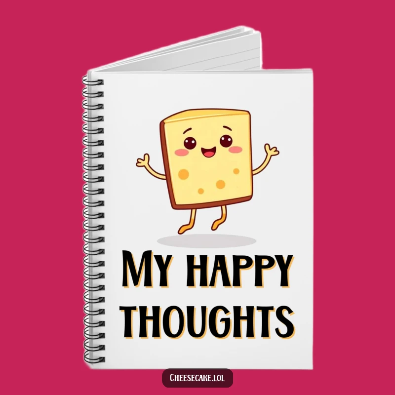 Funny Cheesecake Jig Notebook: Jot Down Sweet Thoughts with Dessert Charm