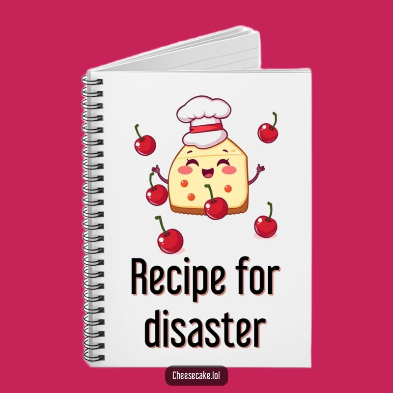 Funny Chef Cheesecake Notebook, Journal of Culinary Skills, Hilarious Gift for Bakers