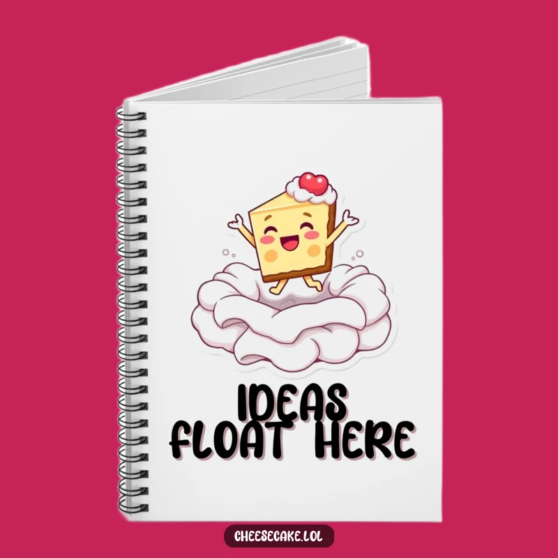 Funny Cheesecake Dive Notebook: Jot Down Ideas with Dessert Joy