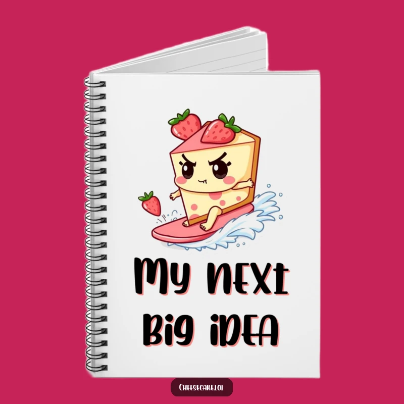 Funny Journal - Cheesecake Surfer for Documenting Your Epic Ideas