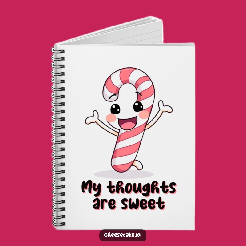 Funny Candy Cane Dance Notebook: Jot Down Holiday Ideas, Perfect Funny Gift
