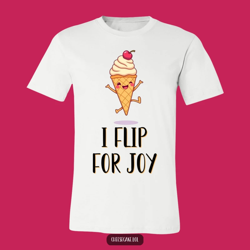 Funny Ice Cream Cartwheel T-Shirt: Acrobatic Treat Design, Ultimate Funny Gift