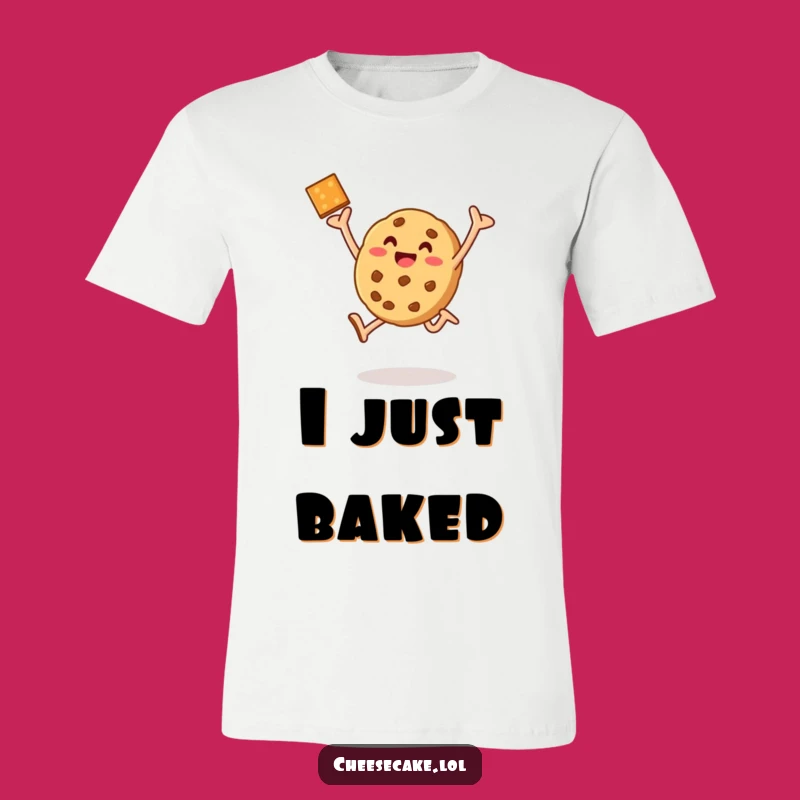 Funny Cookie Leap T-Shirt - Hilarious Baking Apparel Celebrating Sweet Success