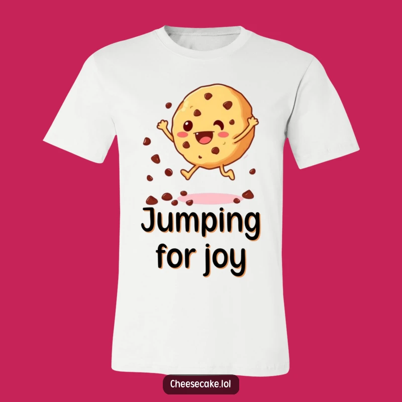 Funny Jumping Cookie T-Shirt: Wear Your Sweet Side with This Funny Gift!