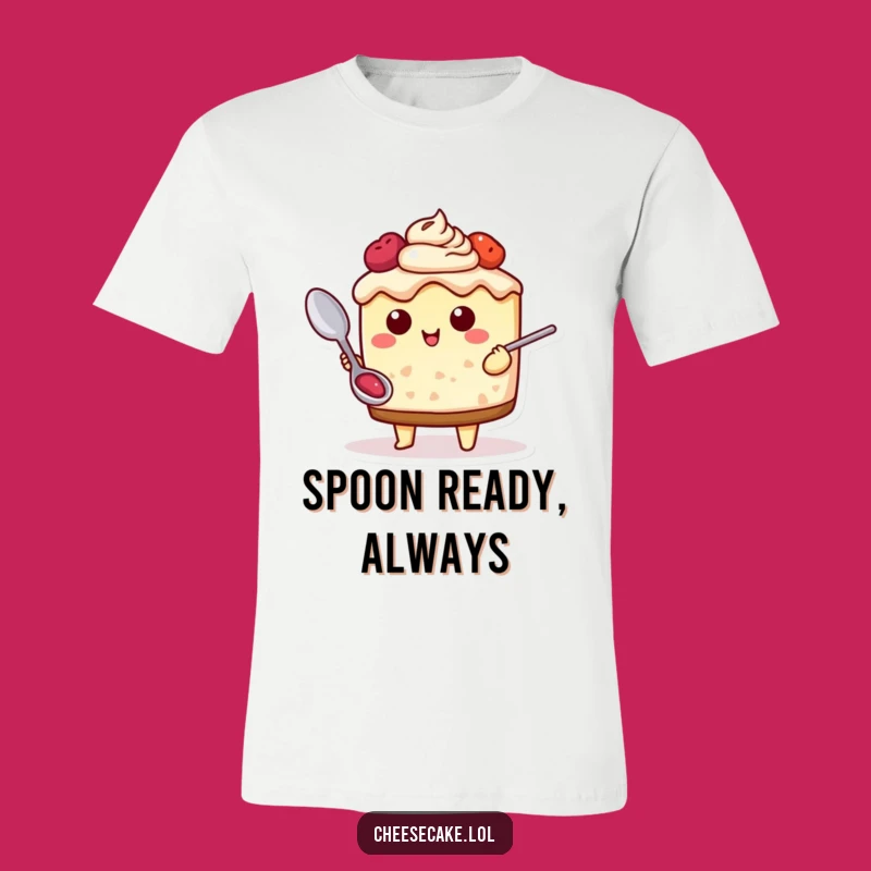 Funny Cheesecake Adventure T-Shirt: Epic Journeys With A Spoon, An Awesome Funny Gift