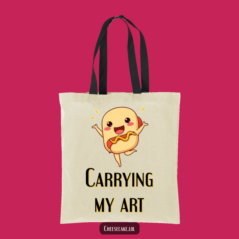 Funny Ballet Hot Dog Tote Bag - Carry Your Sass