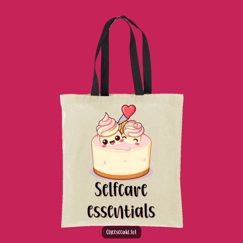 Funny Cheesecake Frosting Tote Bag: Carry Sweet Creations Gift