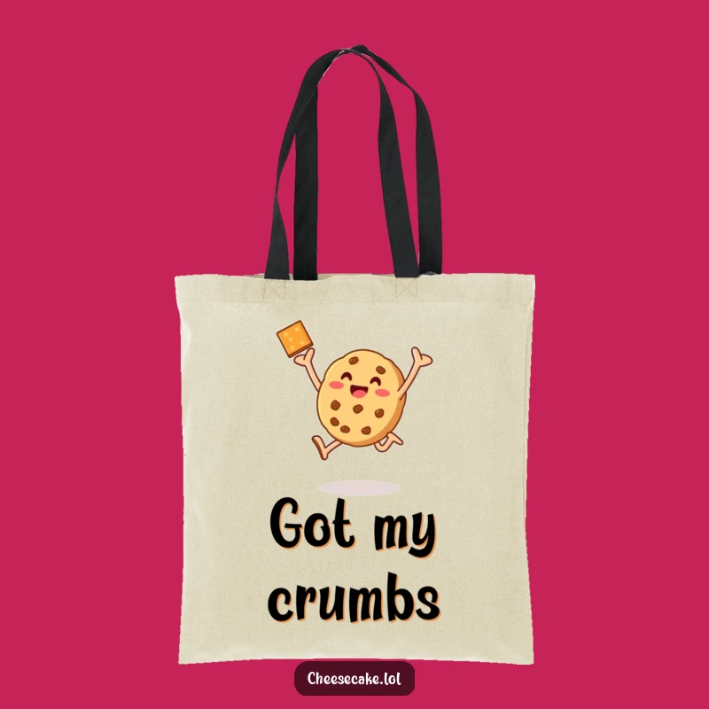 Funny Cookie Leap Tote Bag - Carry Your Baking Triumphs with Style