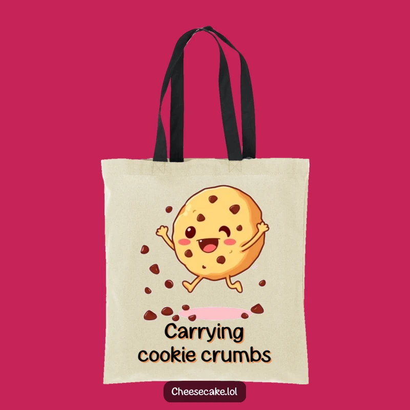 Funny Jumping Cookie Tote Bag: Carry Your Sweetness with This Funny Gift!